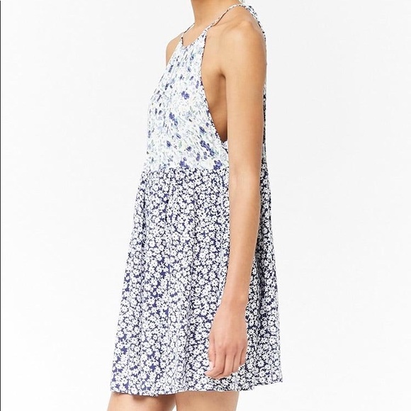 Forever 21 Dresses & Skirts - Forever 21 Floral Self Tie Swing Dress